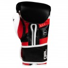 Боксерские перчатки TITLE GEL E-Series Boxing Gloves (XXL) Черные с белым и красным