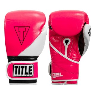 Боксерские перчатки TITLE GEL E-Series Training Gloves (12oz) Розовые