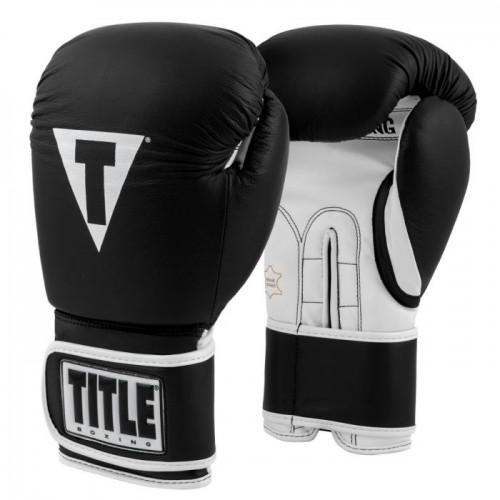 Боксерские перчатки TITLE Boxing Limited PRO STYLE Leather Training 3.0 (14oz) Черные