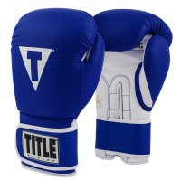 Боксерские перчатки TITLE Boxing Limited PRO STYLE Training 3.0 (16oz) Сині