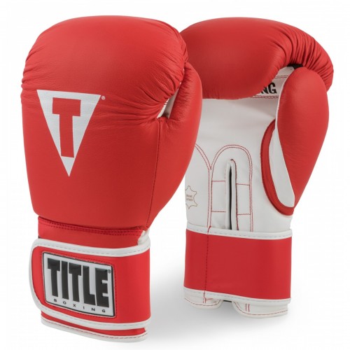 Боксерские перчатки TITLE Boxing Limited PRO STYLE Leather Training 3.0 (12oz) Красные