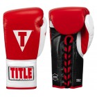 Боксерские перчатки TITLE CClassic Pro Fight (10oz) Красные
