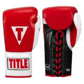 Боксерские перчатки TITLE CClassic Pro Fight (10oz) Красные