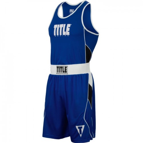 Форма для боксу TITLE Aerovent Elite Amateur Boxing Set 8 Синя (M)