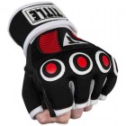 Бинт-перчатки Гелевые TITLE Boxing Rage Fist Wraps (L) Черные с красным
