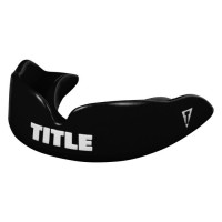 Капа TITLE Boxing Super Shield X2 Черная (Для детей)