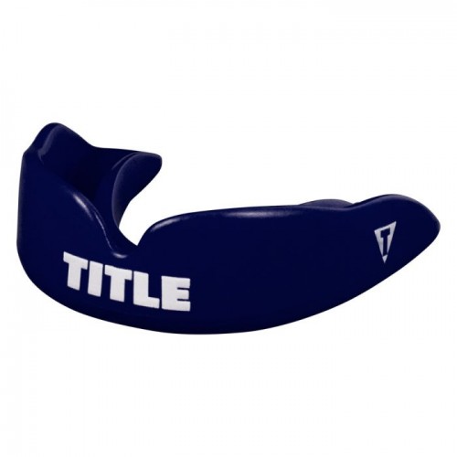Капа TITLE Boxing Super Shield X2 Синяя (Для взрослых)