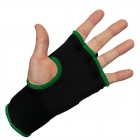 Бинт-перчатки TITLE Boxing Attack Nitro Speed Wraps Черные с зеленым (XL)