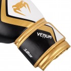 Боксерские перчатки Venum Original Contender 2.0 (10oz) Черные с белым и золотым