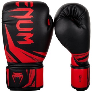 Боксерские перчатки Venum Original Challenger 3.0 (16oz) Черные с красным